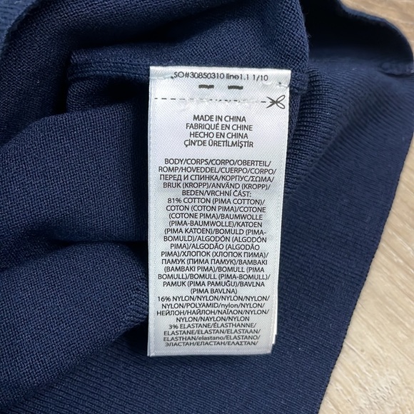 Polo Ralph Lauren US Open Tennis 2019 Navy Short Sleeve Sweater Size XL NEW - Picture 6 of 6